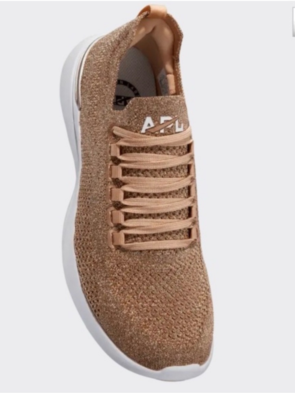 APL TechLoom Knit Sneaker - Rose Gold Size 9.5